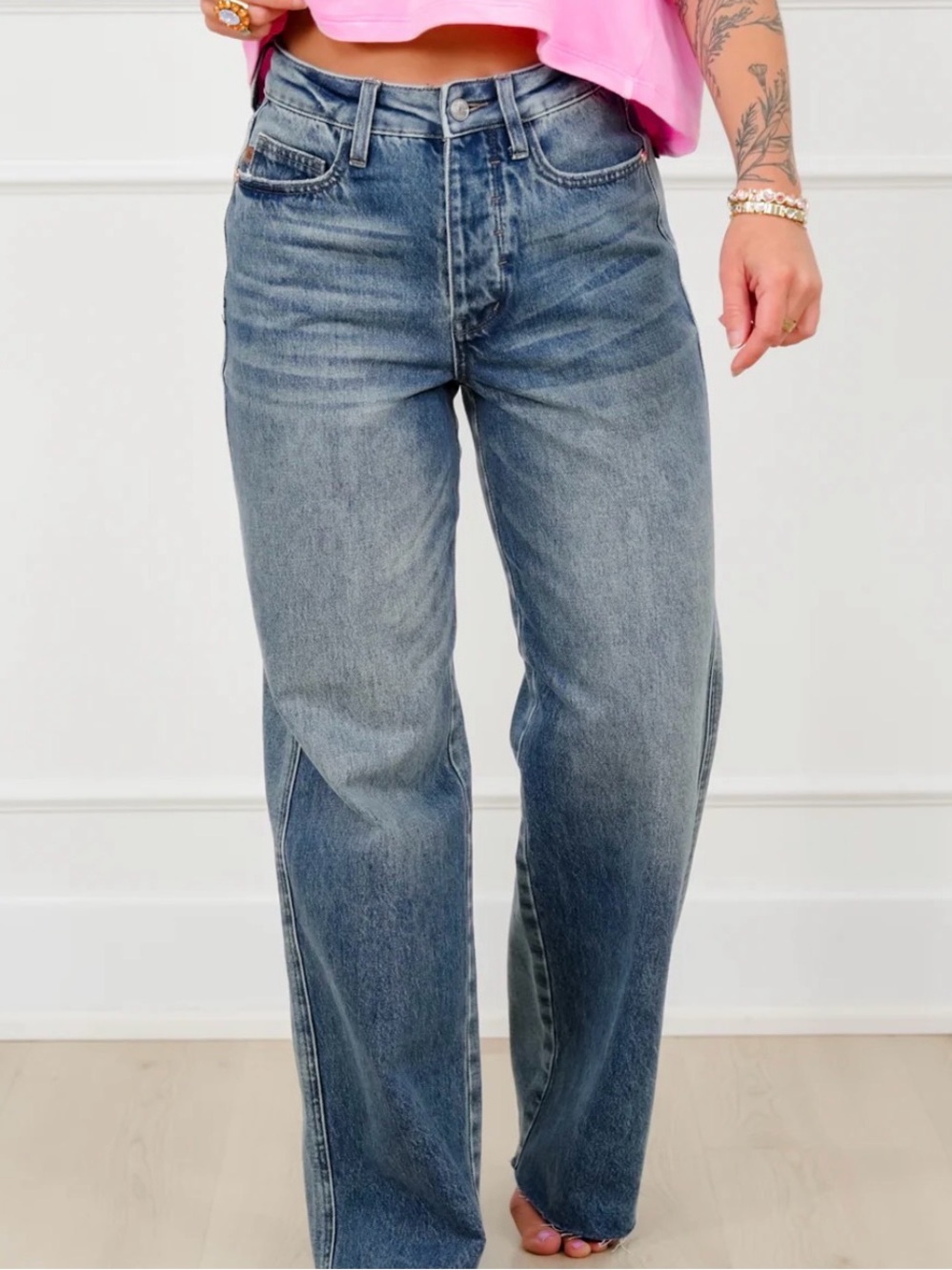Judy Blue The Zoe Rigid Magic Wilhelmina Baggy Jeans NWT